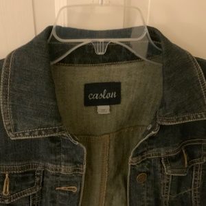 Caslon Dark Denim Jacket, Size XS
